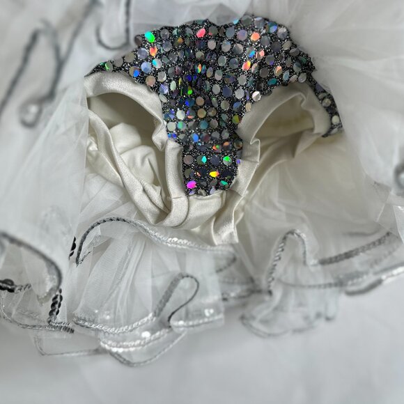 White Butterfly Dance Tutu - Picture 4 of 8